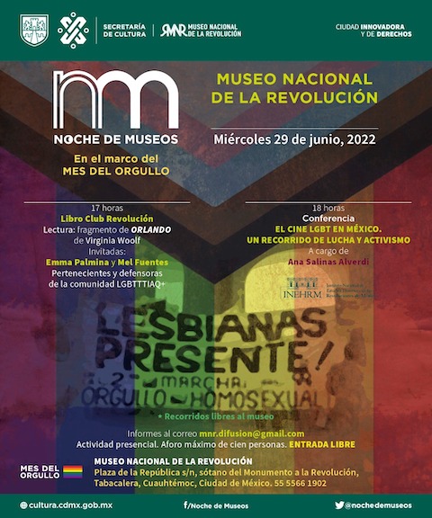 El Museo Nacional de la Revolución presente en el mes del Orgullo LGBTTTIQ+